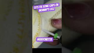 Let's Fix Bayonetta's Leg gap with a little Magic! 🪄 #Bayonetta #putty