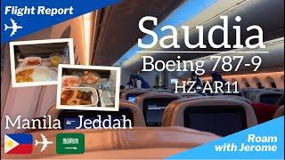 SAUDIA BOEING 787-9 | SAUDIA AIRLINES | Manila to Jeddah | SV 871 | HZ-AR11 | Economy Class