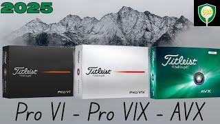 Titleist Pro V1 VS Titleist Pro V1X VS Titleist AVX | The Biggest Surprise of the Year