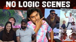 Hollywood-ஐ மிஞ்சிய No Logic Scenes Indian Movies Funny Fight Scenes Troll | tamallu Reactions