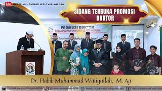 Promosi Doktor Program Studi Ilmu Al-Qur'an dan Tafsir PROGRAM PASCASARJANA UNIVERSITAS PTIQ JAKARTA