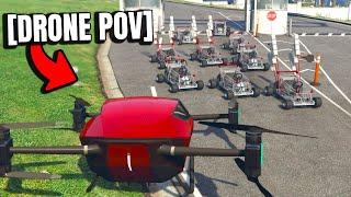 Shopping Cart Death Race in GTA 5 RP