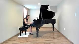 Donna Gunn plays Mozart's Piano Sonata in C Major, K 309, I, Allegro con Spirito