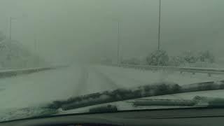 Ηγουμενίτσα 2019 Χιόνι Εγνατία οδός snow in igoumenitsa 4/1/2019