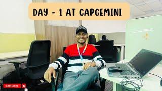 Day 1 at #capgemini office #hyderabad  | visiting my office for the first time  | #capgemini