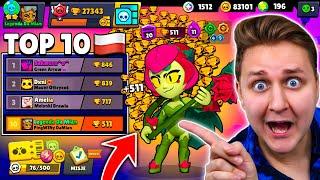  WBIŁEM TOP 10 POLSKI na CHARLIE NIE WYCHODZĄC Z GRY!  *+500 PUCHARKÓW NON STOP w BRAWL STARS*