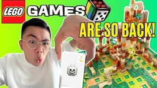 LEGO BOARD GAMES are BACK! Monkey Palace Review/Playthrough!