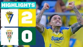 CÁDIZ CF 2 - 0 CÓRDOBA CF I HIGHLIGHTS LALIGA HYPERMOTION