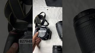 For Sale Nikon D3400 With Dual Lens Available | Second Hand Camera Market | DSLR Camera