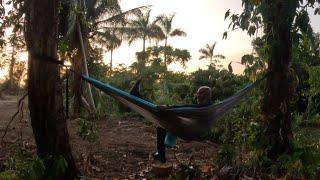 First night camping ️on abandon eco-farm we bought day￼ ￼2 #