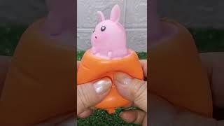 ASMR AWESOME SQUISHY CARROT POP UP RABBIT HEAD 10 #stressrelief #fidgettoys