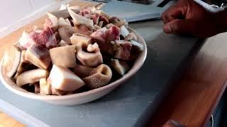 How Shortypeng prepare his Cow Skin