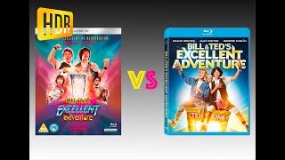 ▶ Comparison of Bill and Teds Excellent Adventure 4K (4K DI) HDR10 vs Regular Version