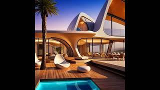SLEEK MODERN ARCHITECTURE WITH SUNSET VIEWS