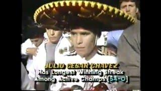 Boxing - 1987 - WBA Lightweight Title - Julio Cesar Chavez Vs Edwin Rosario