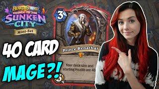 40 CARD DECKS IN HEARTHSTONE?! | Alliestrasza