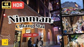 4K HDR | Nimman | Walking the Streets of Nimman: Chiang Mai’s Coolest Area | Chiang Mai