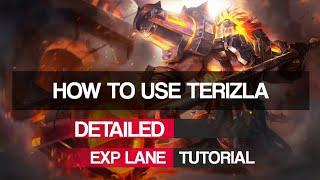 HOW TO USE TERIZLA | MLBB EXP LANE GUIDE