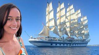 I Cruised On The World's Biggest Sailing Ship! (Star Clippers Review)