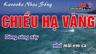 Karaoke Nhạc Sống - Chiều Hạ Vàng - Beat chất lượng cao