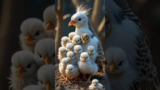 Cutest Bird Family Ever!  Watch These Adorable Chicks in Action!"