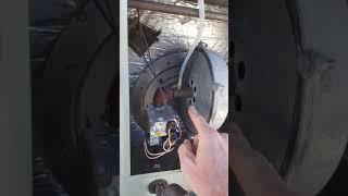 Trane YCD090 inducer pressures pre and during gas valve operation.