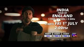 Ind Vs Eng LIVE and Exclusive on Sony Sports Network and SonyLIV