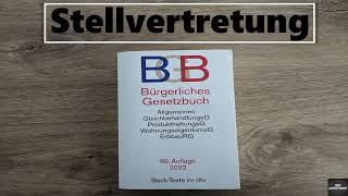 Stellvertretung §§ 164 ff. BGB