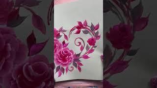 Learn to Paint One Stroke - LIVE Floral Heart Short With Donna | Donna Dewberry 2024