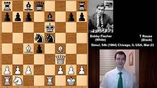 Smashing Attack: Bobby Fischer vs T Rouse - Chicago (1964)