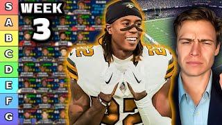 Week 3 Wide Receiver Rankings & Tiers (Top 50)