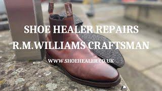 RM Williams Craftsman Chelsea Boot Comfort Sole Repair & Restoration