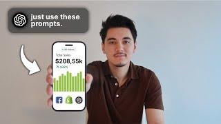 how i made $200k in 2 months dropshipping using AI.