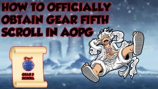 [AOPG] HOW TO OFFICIALLY GET GEAR 5 IN A ONE PIECE GAME