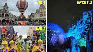  LIVE: Park Hopping Magic Kingdom Universal Studios to Epcot Lumiunous at Walt Disney World 2/26/25