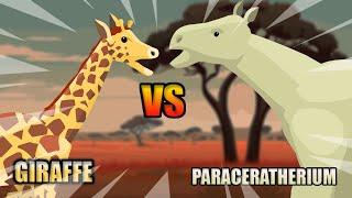 Paraceratherium vs Giraffe | Modern vs Prehistoric Animals [S1] | Animal Animation