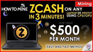 Easily Mine Zcash On Any Computer or Laptop | How To Mine Zcash | ZEC