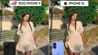 Asus Rog Phone 9 Vs iPhone 16 Camera Test & Comparison