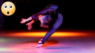 Modern dance with acrobatics and gymnastics performed by young artist at the Talent show ZIRKA!