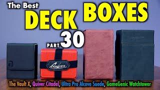 MTG Best Deck Boxes 30 - Vault, Citadel, Ultra Pro Suede, GameGenic Watchtower and Stronghold