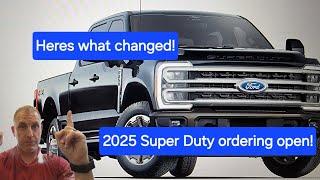 2025 Ford Super Duty Ordering banks open!  Here's what you need to know!