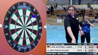 Liam Maendl-Lawrance vs Matthew Edgar Highlights / Swiss Open Men's Singles Last 16 2024