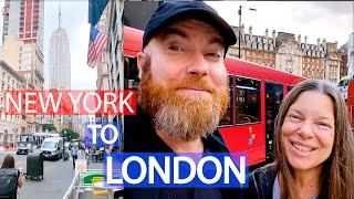 New York  to London  | American's first time in London