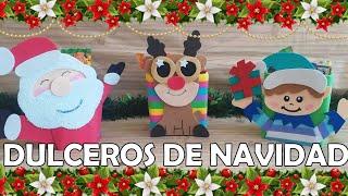 Como hacer Dulceros De Navidad - Dulceros Navideños