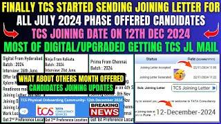 TCS BIGGEST CHANGE IN SENDING PENDING CANDIDATES JOINING LETTER MAIL | MASS ONBOARDING ON 12 DEC'24