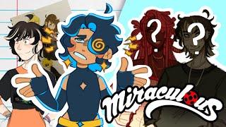redesigning my cringy middle school ocs! (fnaf + miraculous??) || speedpaint + commentary 