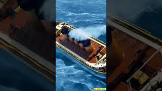 Ocean Liner vs. Nature's Fury