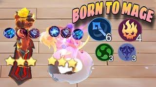 BORN TO MAGE ! MAGE STRONG LINE-UP, MAGIC CHESS BEST SYNERGY 2024.