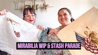Mirabilia Wip & Stash Parade for Nora November Prep (Flosstube Extra)