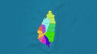 Population distribution in Saint Lucia  (1950 -- 2022)